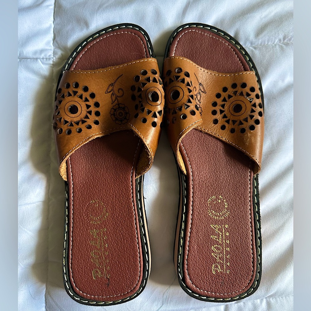 Mexican Slip on huaraches Slides Size 10
